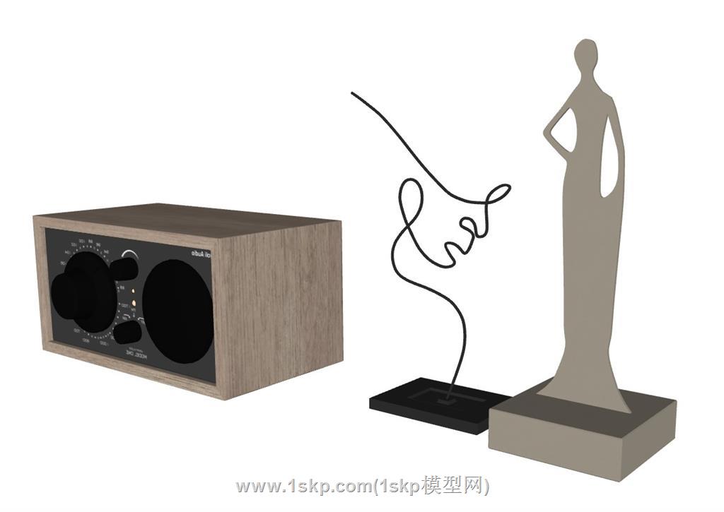 抽象工艺品SU模型