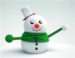 圣诞雪人SU模型