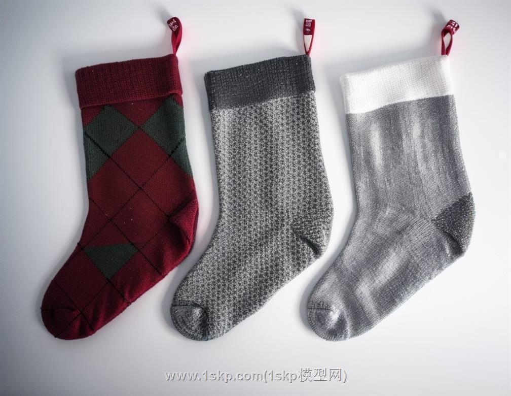 圣诞袜子装饰SU模型