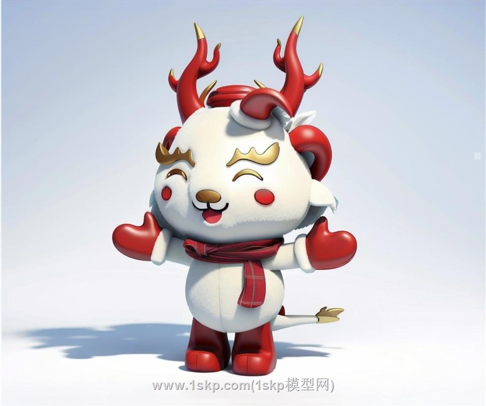 小龙人手办SU模型