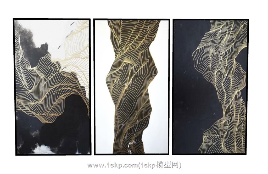 装饰画SU模型