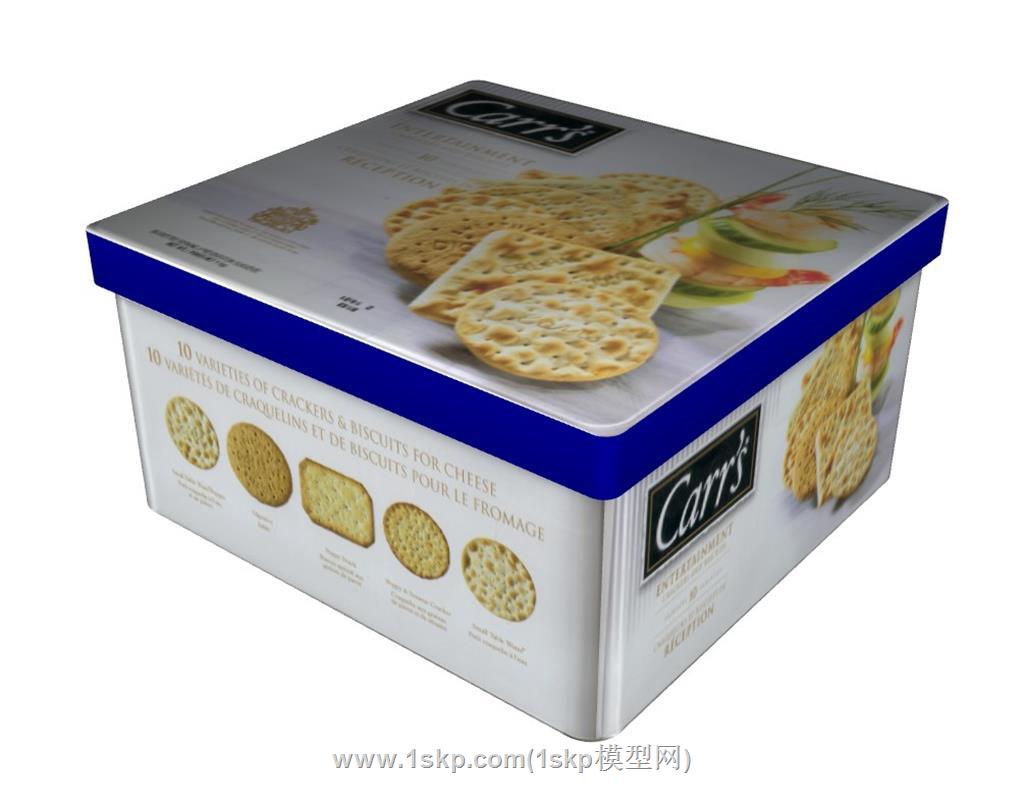 饼干盒SU模型