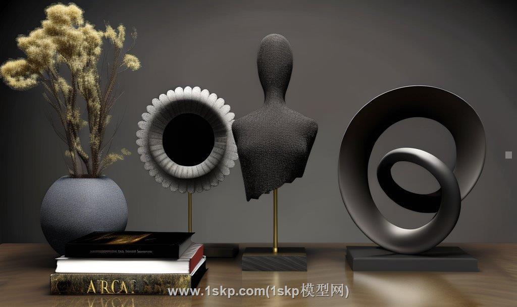 抽象工艺品SU模型