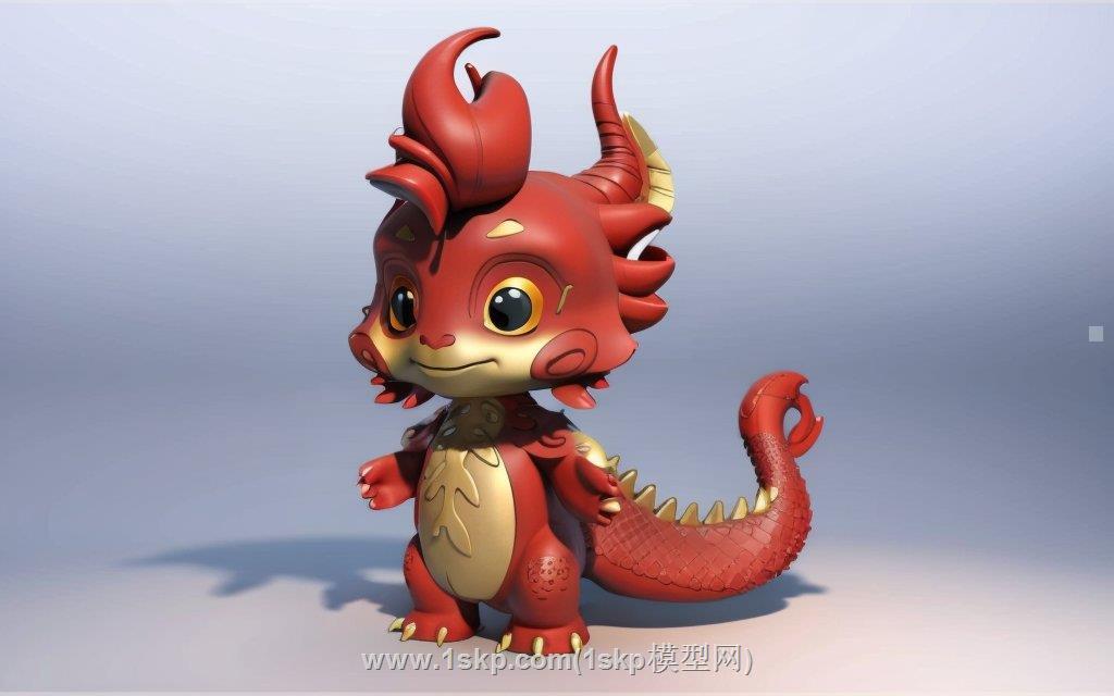 小龙人龙年春节SU模型