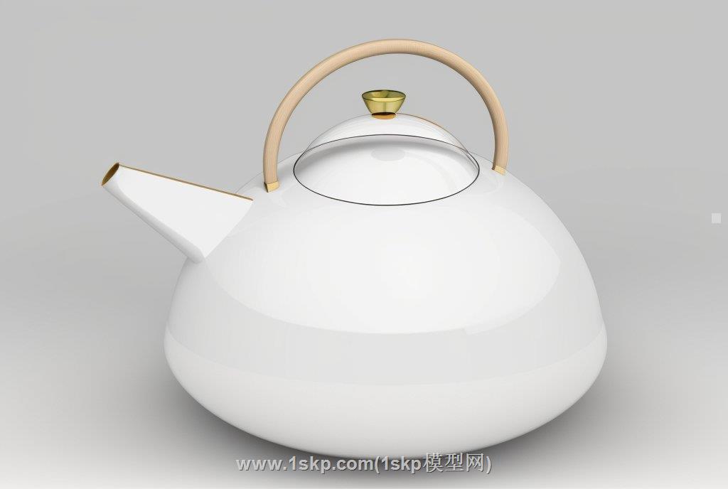 茶壶水壶烧水壶SU模型