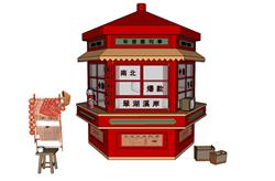 展陈报刊亭美陈SU模型
