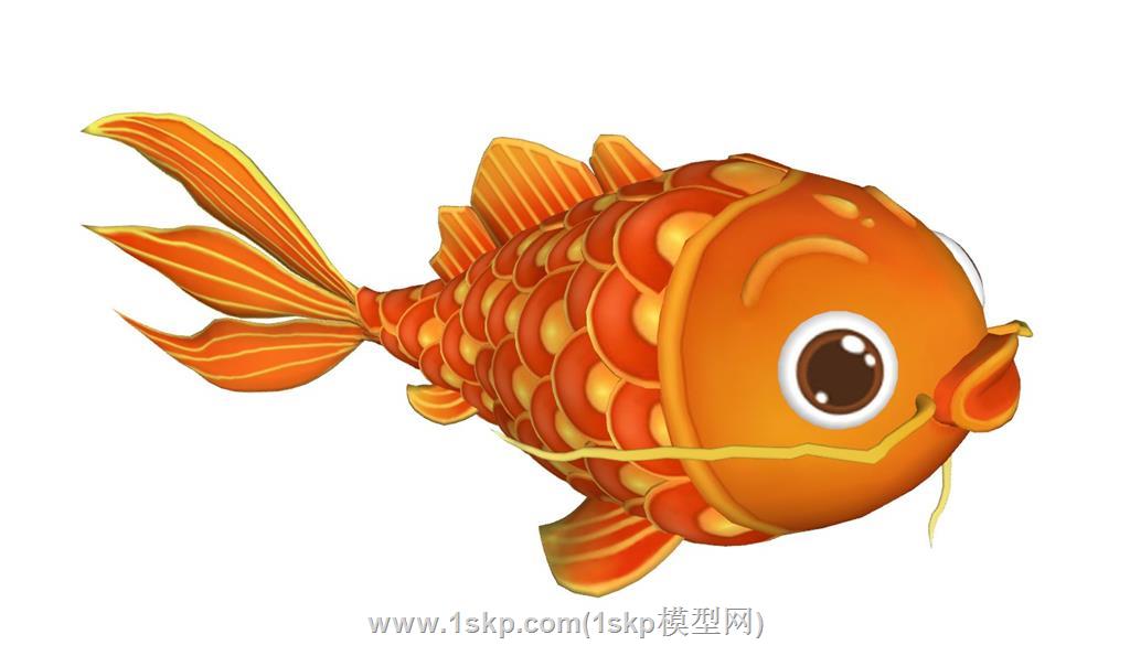 新年鲤鱼美陈SU模型