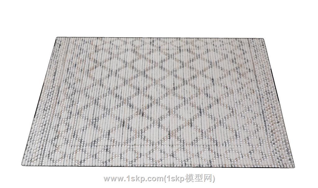 棉布地毯SU模型