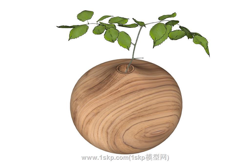 花罐花瓶SU模型