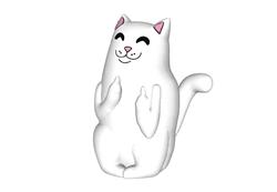 招财猫摆件SU模型