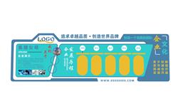 企业简介信息墙文化墙