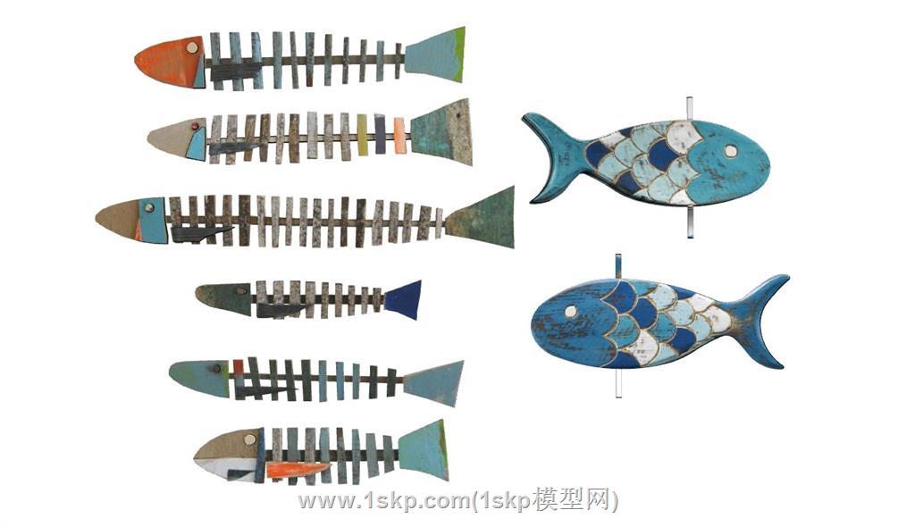 鱼工艺品木鱼竹鱼
