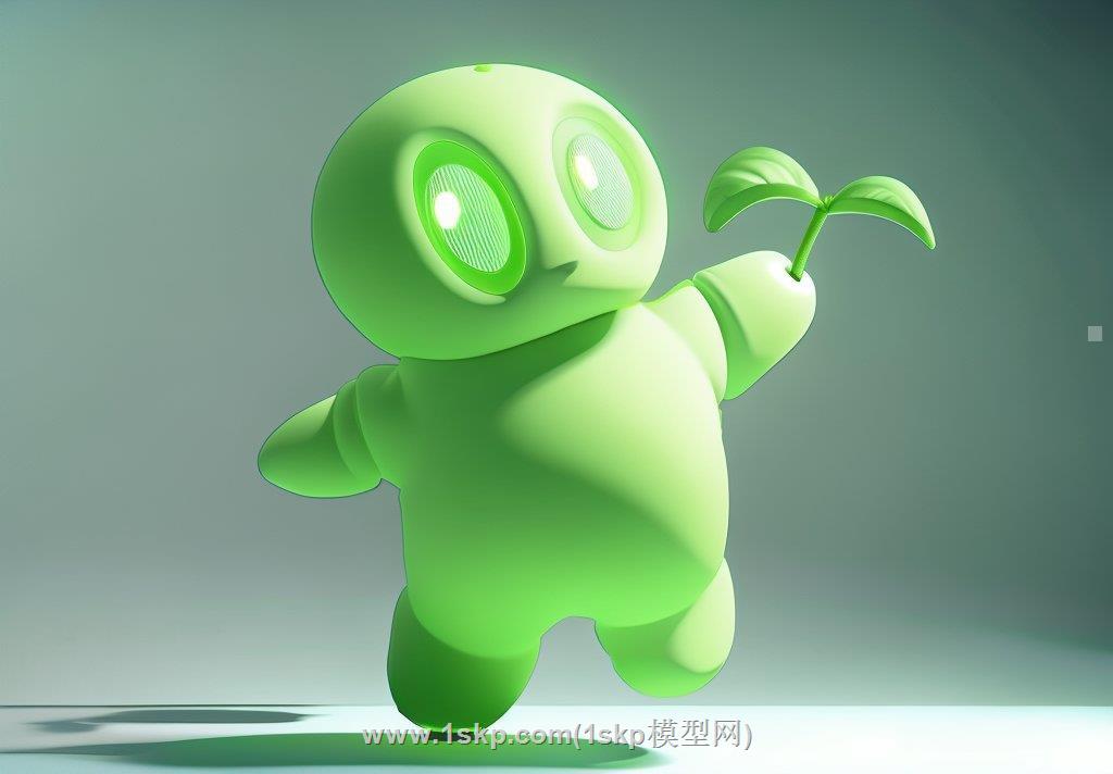 绿色小精灵手办
