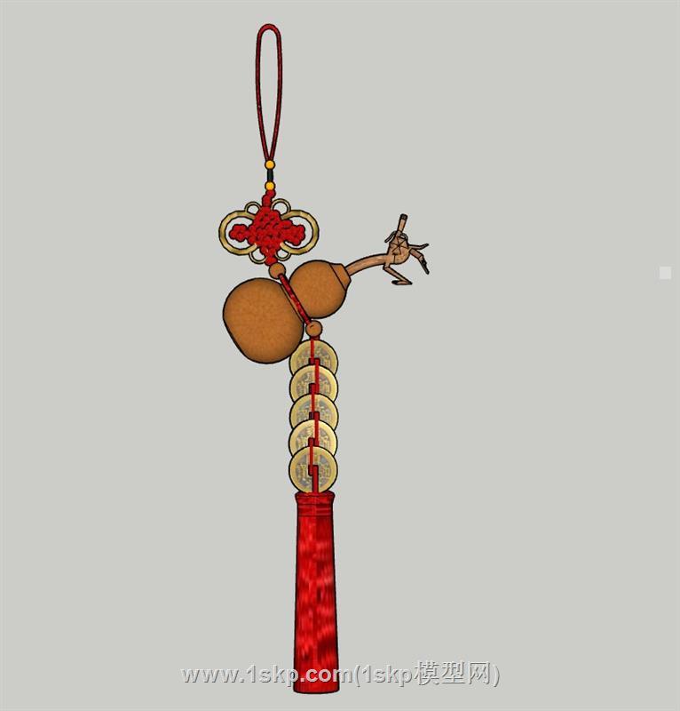 风水葫芦五帝钱