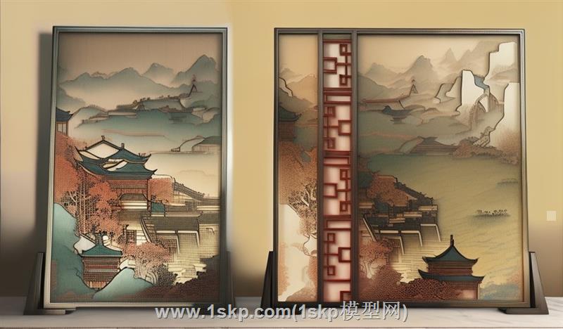 中式屏风