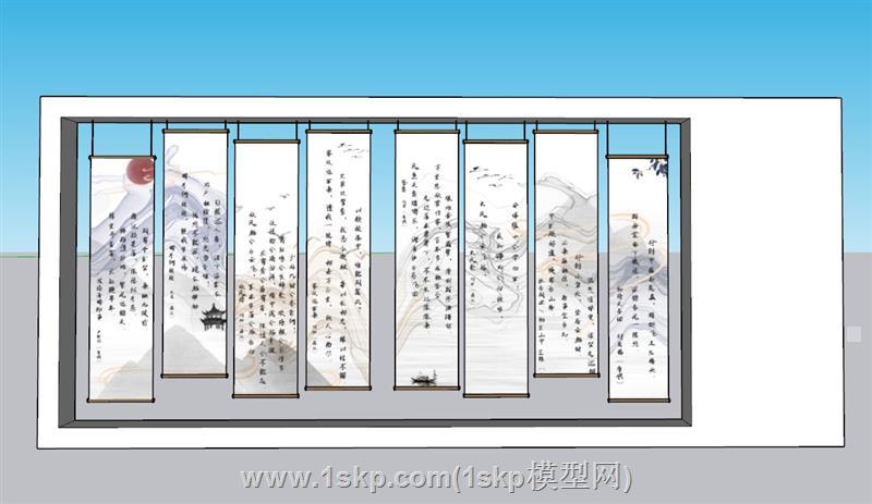 诗词字画的小品