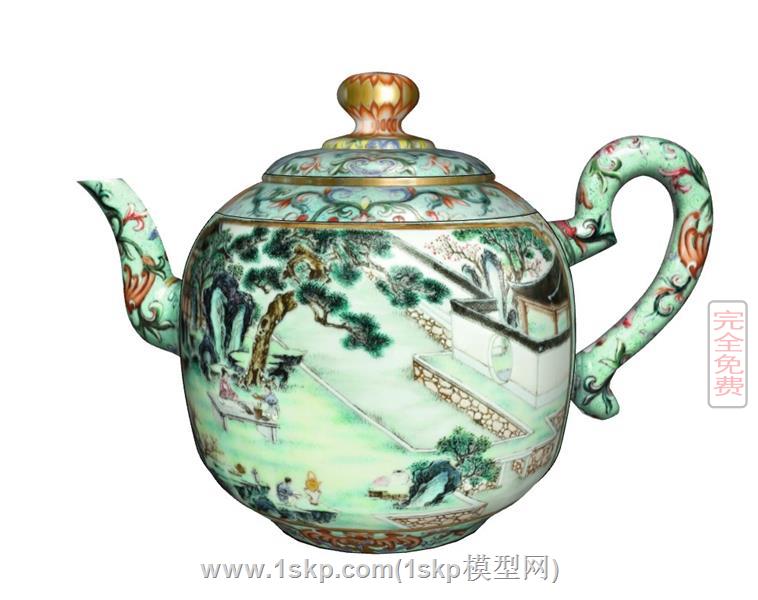 梨形瓶茶壶