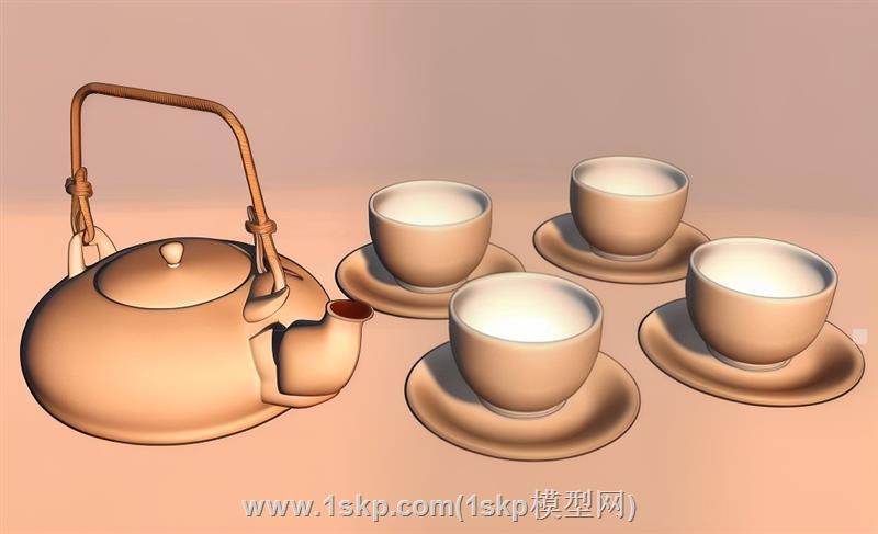 中式茶壶茶杯
