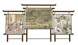 中式屏风装饰画