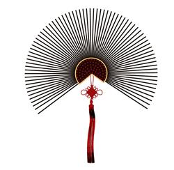 中国结的折扇