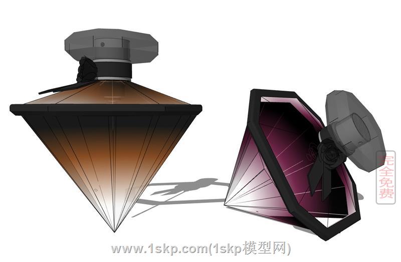 钻石香水瓶化妆品