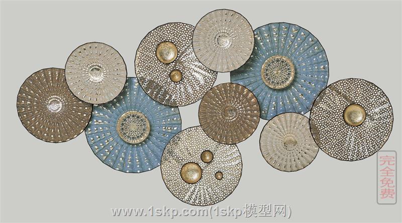 艺术圆形墙饰品