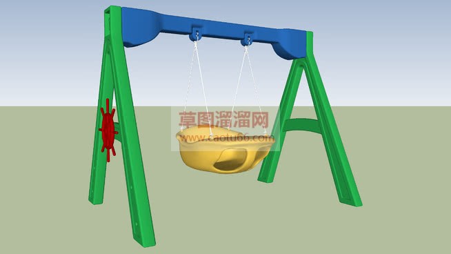 儿童游乐设施SU模型