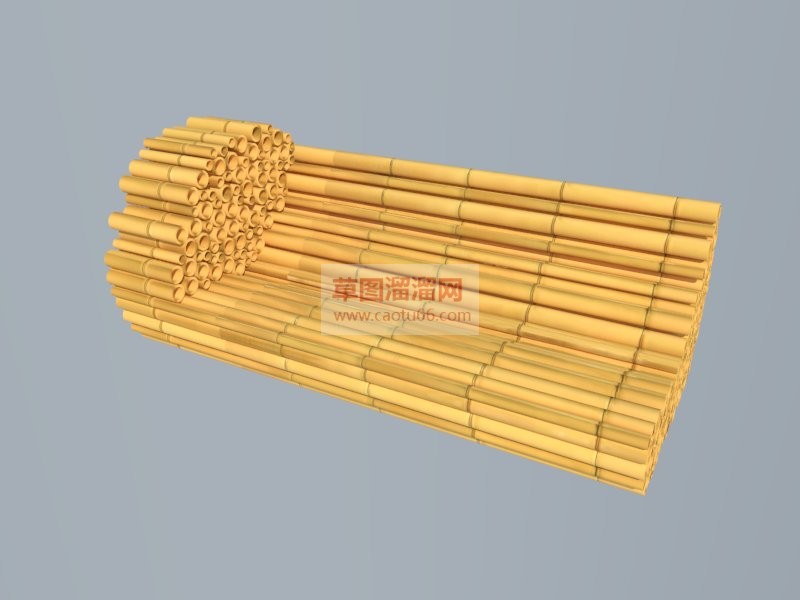 竹子小品乡村SU模型