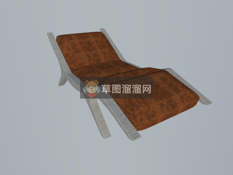 躺椅SU模型