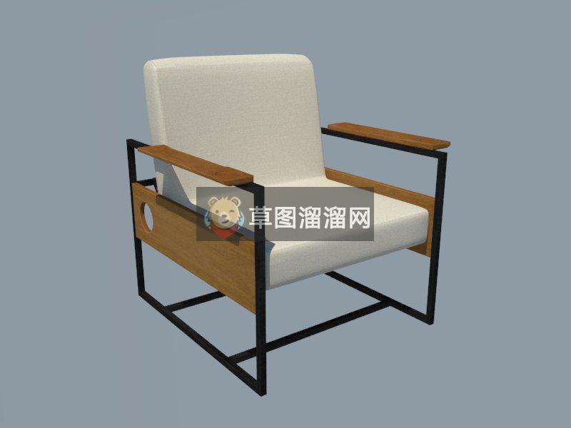 扶手椅椅子座椅SU模型