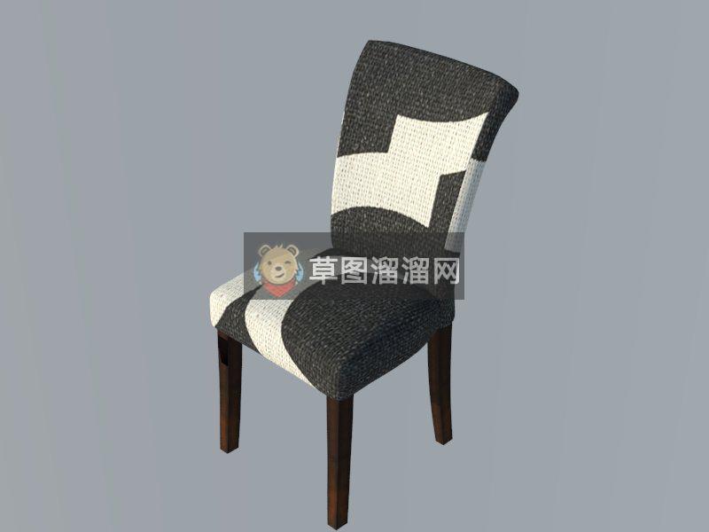北欧椅子家具SU模型