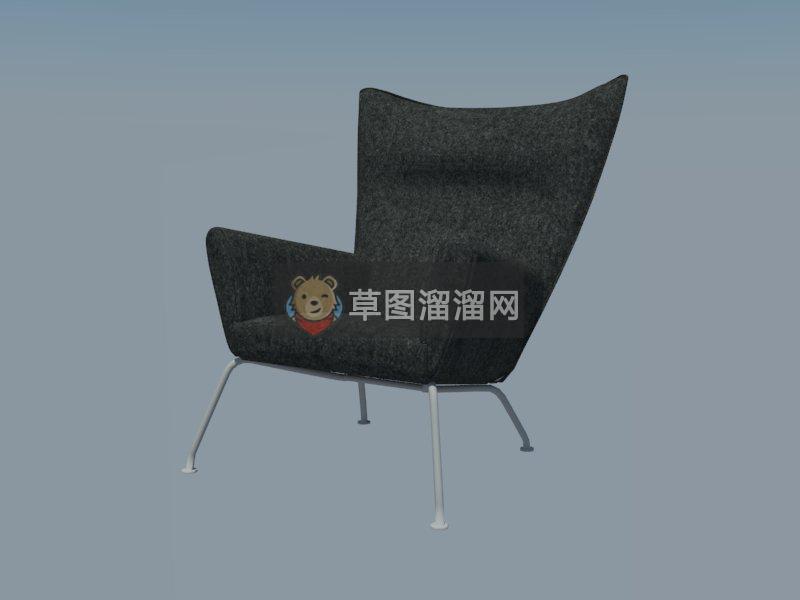 休闲椅子SU模型