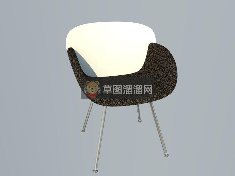 现代坐凳椅子凳子SU模型