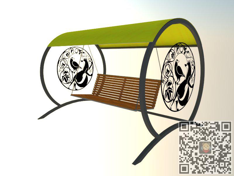 户外座椅SU模型