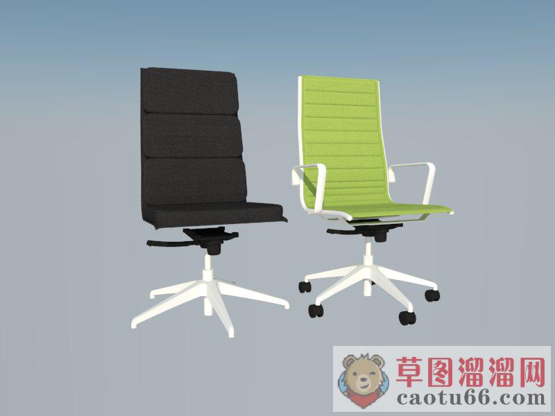 休闲旋转椅子SU模型