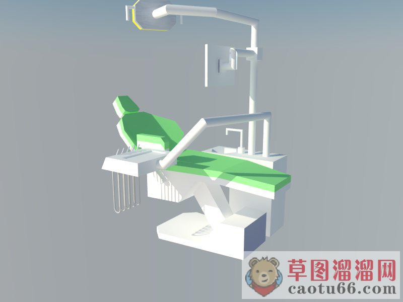 医疗器材牙科椅SU模型