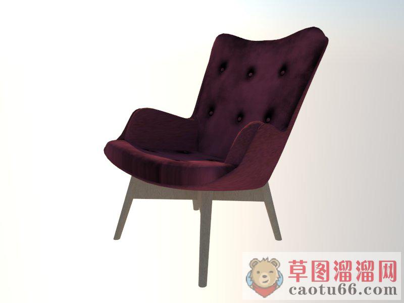 木质椅子SU模型