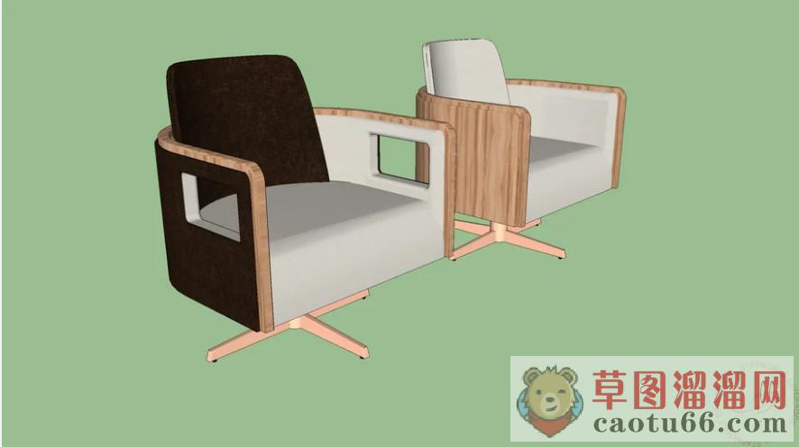 扶手椅SU模型