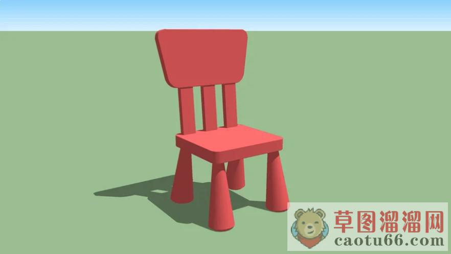 儿童椅子SU模型