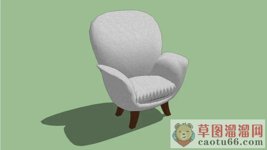 扶手椅家具SU模型