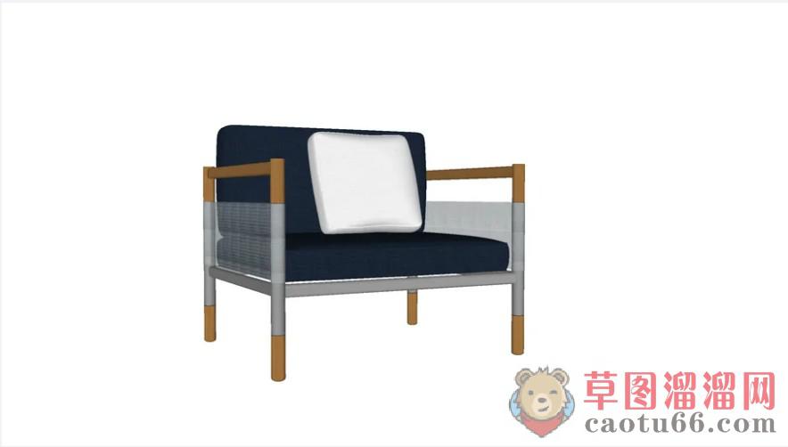扶手椅SU模型