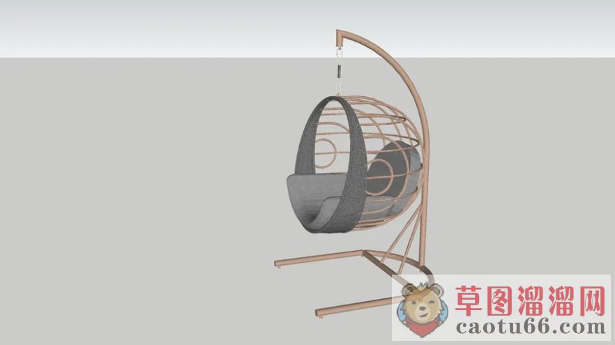 吊篮吊椅SU模型