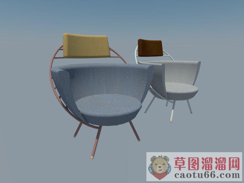 木制椅子座椅SU模型