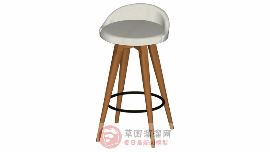 高脚凳吧台椅吧台凳SU模型