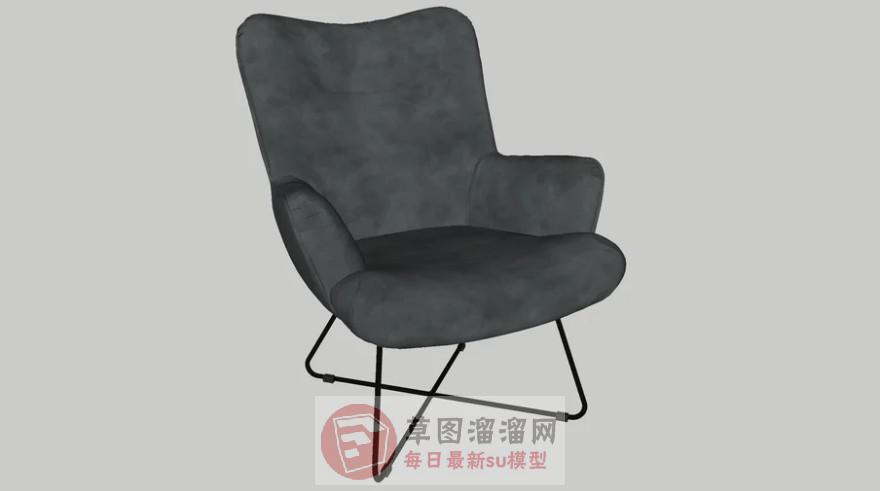 现代扶手椅家具SU模型