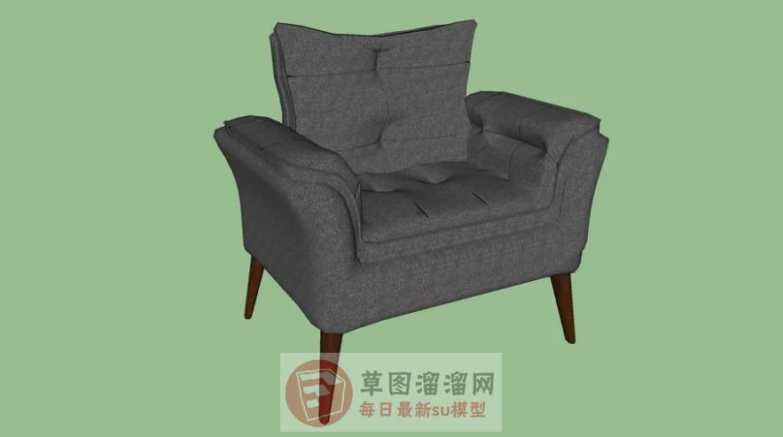 扶手椅SU模型