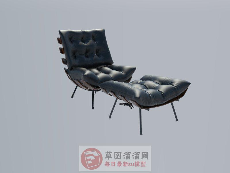 带VR参数靠背椅SU模型
