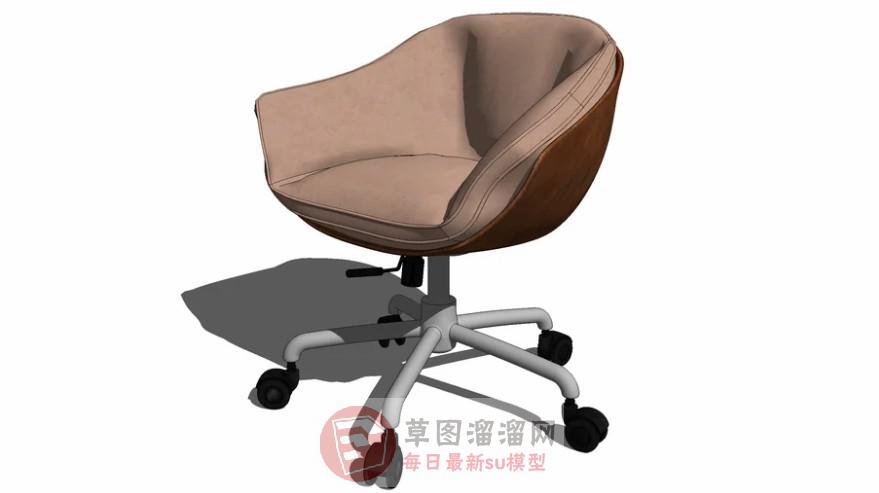 旋转扶手椅家具SU模型