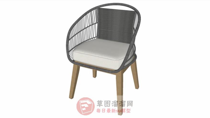 扶手椅椅子SU模型
