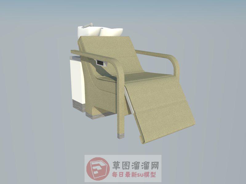洗头椅SU模型